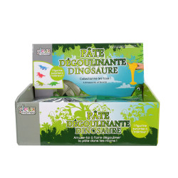 Grossiste pochette pâte gluante avec jouet dinosaure