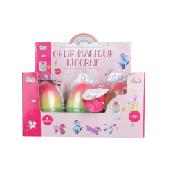 Grossiste oeuf magique grossissant avec licorne 11cm