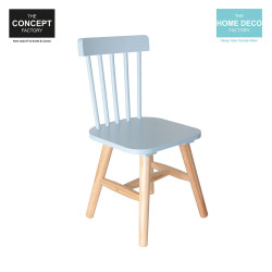 Grossiste chaise pour enfant bleue en bois