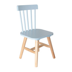 Grossiste chaise pour enfant bleue en bois