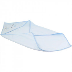 Grossiste cape de bain 75x75cm bleue