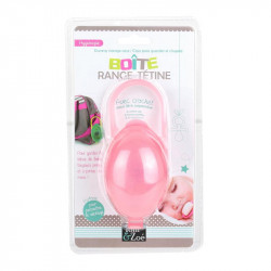 Grossiste boîte range-tétine rose