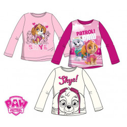 Grossiste t-shirt manches longues fille pat patrouille assortiment 3