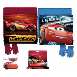 Grossiste ensemble snood et gants cars disney