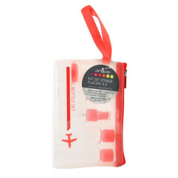 Grossiste et fournisseur. Kit de voyage avec 5 flacons corail.