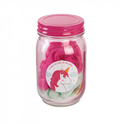 Grossiste Mason jar rose avec accessoires cheveux