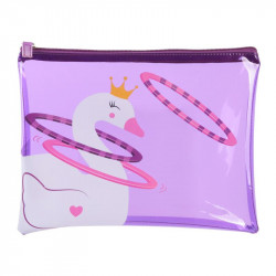 Grossiste pochette violette pour enfant 20x26cm