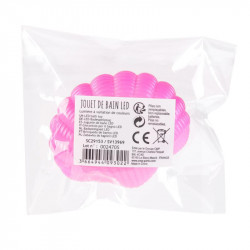 Grossiste jouet de bain LED coquillage rose