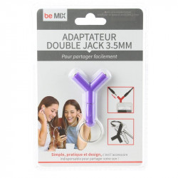 Grossiste et fournisseur. Adaptateur double prise Jack.