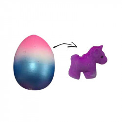 Grossiste œuf magique multicolore licorne violette