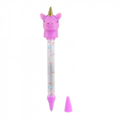 Grossiste et fournisseur. Stylo lumineux licorne violet.