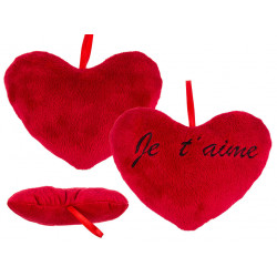 Coeur peluche je t’aime 18 cm