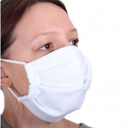 Masque blanc lavable en...