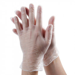 10 x Vinyl Gloves - Size S