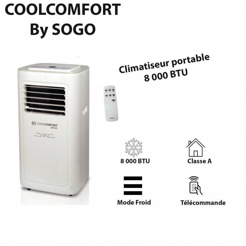 Grossiste Climatiseur mobile SOGO froid 8 000 BTU