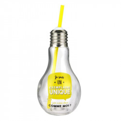 Grossiste et fournisseur. Mason Jar en forme d'ampoule jaune