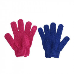 Exfoliating gloves x2