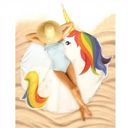 Grossiste et fournisseur. Drap de plage licorne de 150 cm