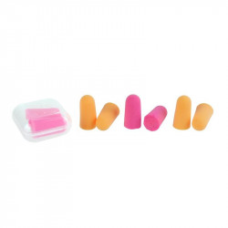 Grossiste et fournisseur. Grossiste et fournisseur. Paire de bouchons d'oreilles  rose et orange x 4 avec un étuis