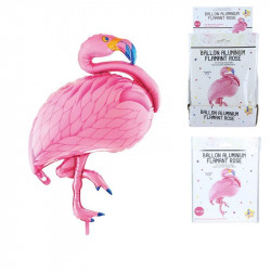 Grossiste et fournisseur. Ballon flamant rose en aluminium