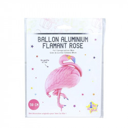 Grossiste et fournisseur. Ballon flamant rose en aluminium