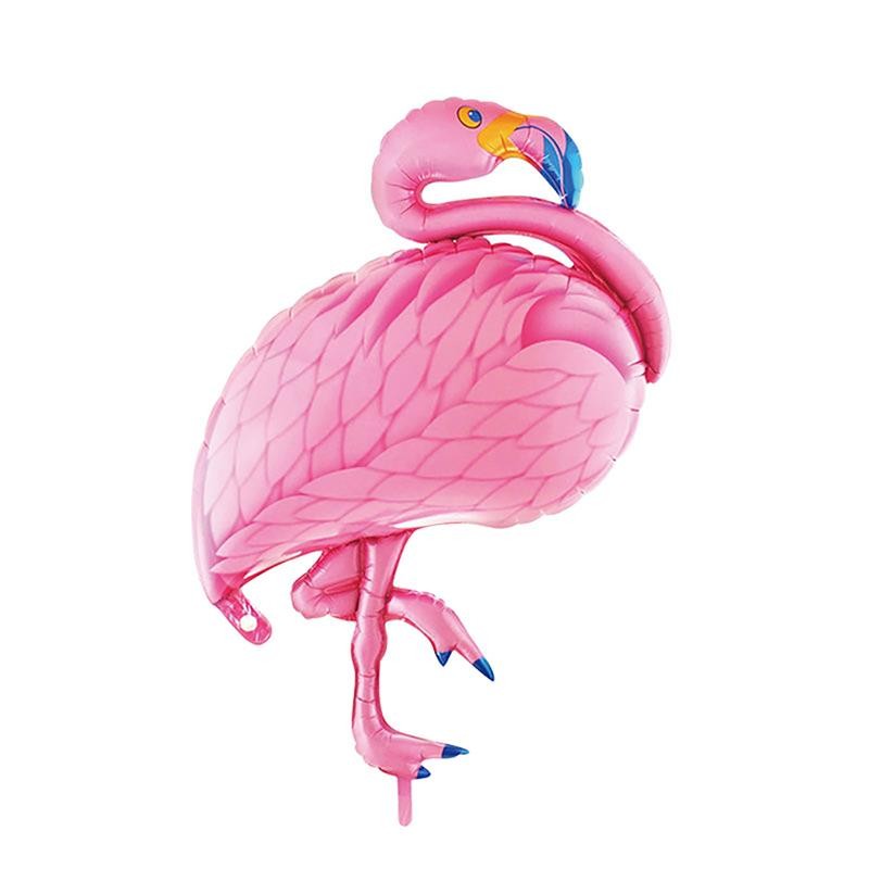 Grossiste et fournisseur. Ballon flamant rose en aluminium