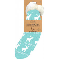 Grossiste et fournisseur. Chaussettes d'enfant hiver turquoises.