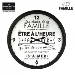 Grossiste et fournisseur. Horloge La vie en famille