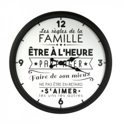 Grossiste et fournisseur. Horloge La vie en famille