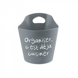 Grossiste et fournisseur. Panier de rangement gris