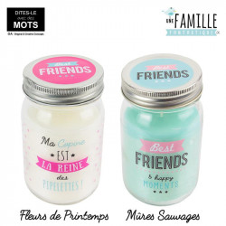 Grossiste et fournisseur. Bougie Mason Jar Best friends