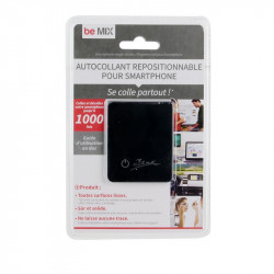 Grossiste et fournisseur. Autocollant repositionnable pour smartphone noir.