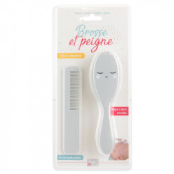 Grossiste et fournisseur. Brosse et peigne pour bébé blancs