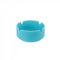 Grossiste et fournisseur. Cendrier phosphorescent en silicone bleu.