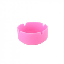 Grossiste et fournisseur. Cendrier phosphorescent en silicone rose.