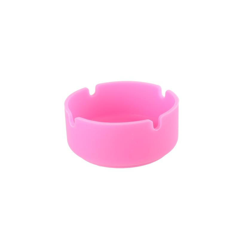 Grossiste et fournisseur. Cendrier phosphorescent en silicone rose.