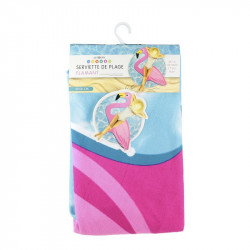 Grossiste et fournisseur. Drap de plage flamand rose.