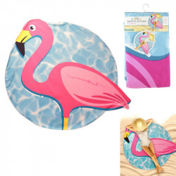 Grossiste et fournisseur. Drap de plage flamand rose.