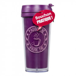 Grossiste et fournisseur. Mug de transport isotherme violet