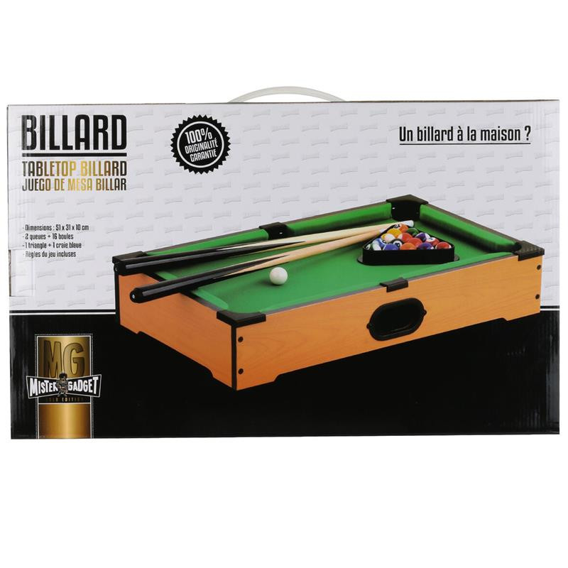 Mini tabletop billard/pool game set