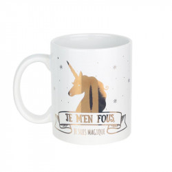 Grossiste et fournisseur. Mug licorne de 350 ml en céramique doré