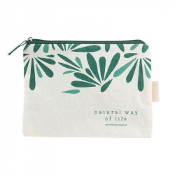 Grossiste et fournisseur. Pochette en toile "Natural way of life"