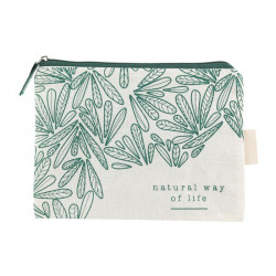 Grossiste et fournisseur. Pochette en toile "Natural way of life"