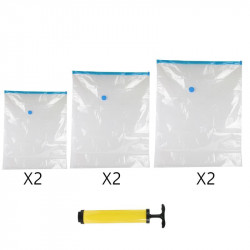 Vacuum storage bag x 6 with...