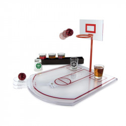 Basketball shot glasses game