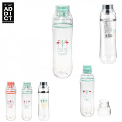 Plastic water bottle with...