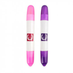 Grossiste. Correcteur de vernis violet et rose  x 2 avec 6 mines