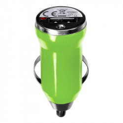 Grossiste. Chargeur USB allume-cigare pour voiture vert