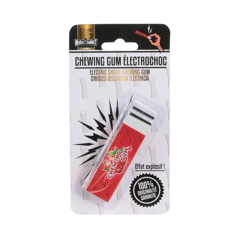 Electric shock chewing gum prank toy