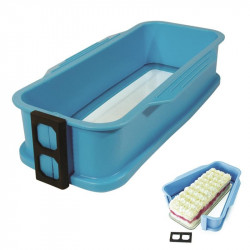 Silicone springform loaf pan